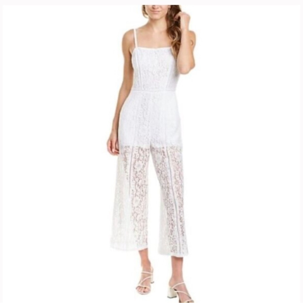 French Connection Ivory Lace Romper
